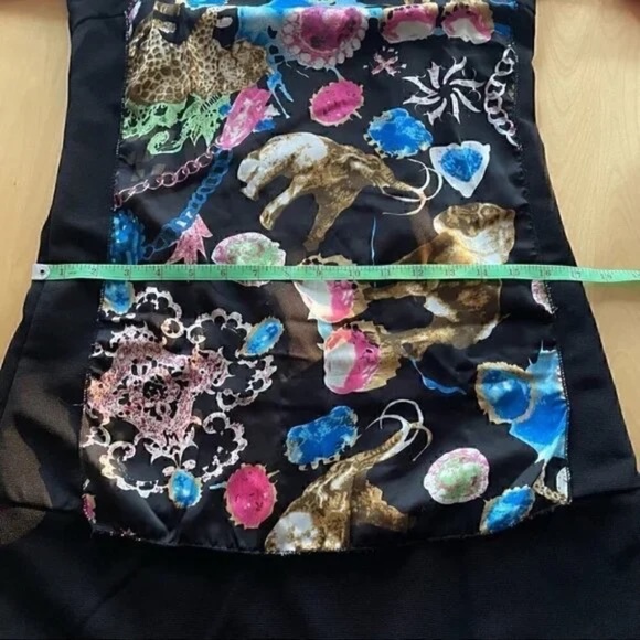 Victoria by Victoria Beckham Colour Block With Silk Overlay Shift Dress,… - Picture 10 of 15